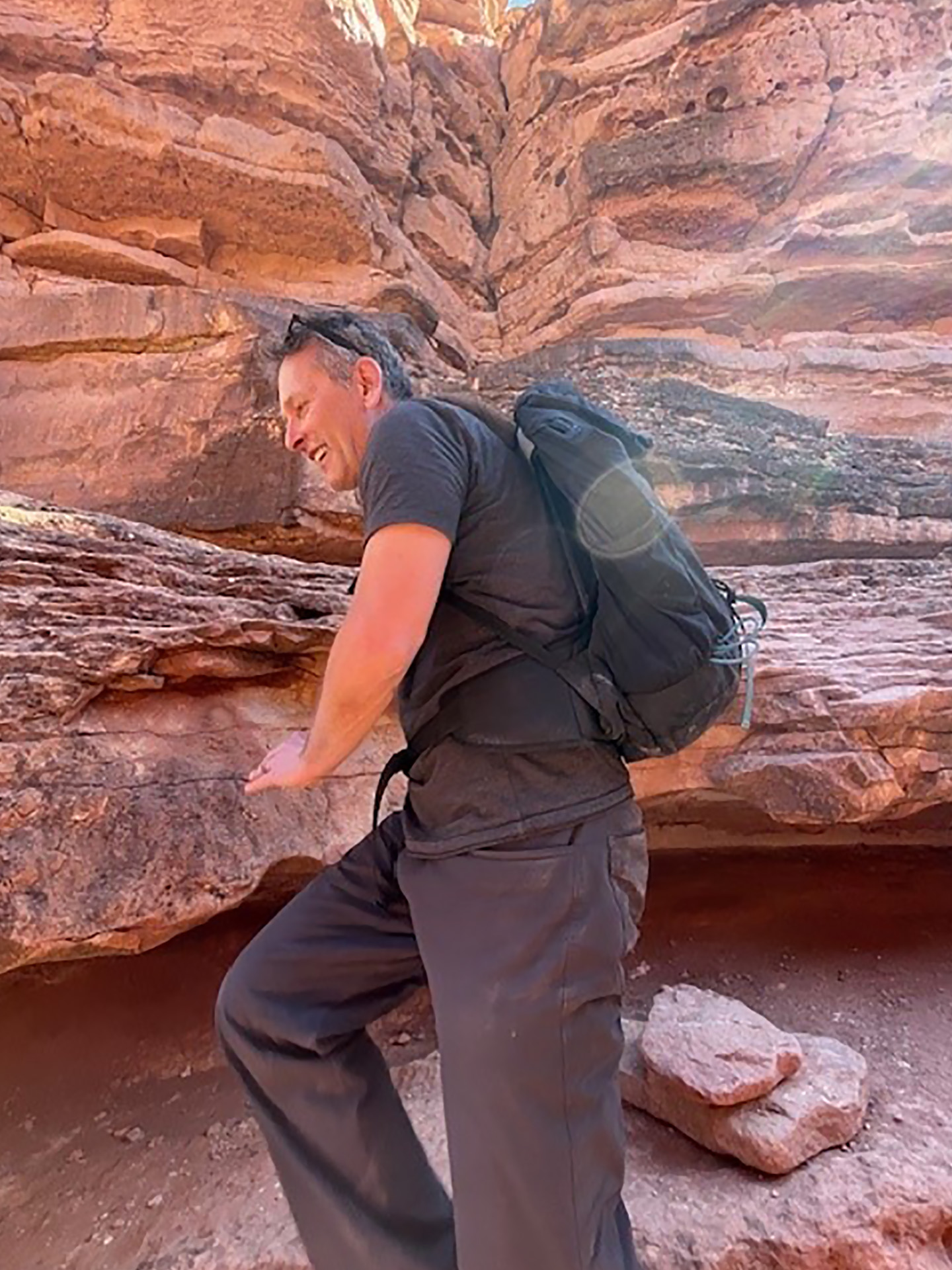 Ken Keller hiking