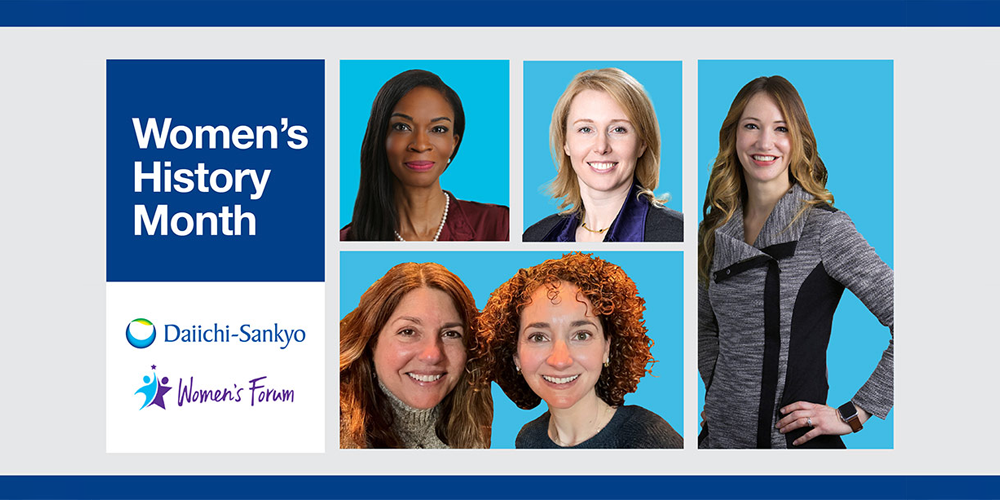 Collage of 5 women of differing races smiling